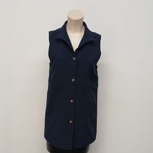 Charter Club Navy Vest Dress Size Medium